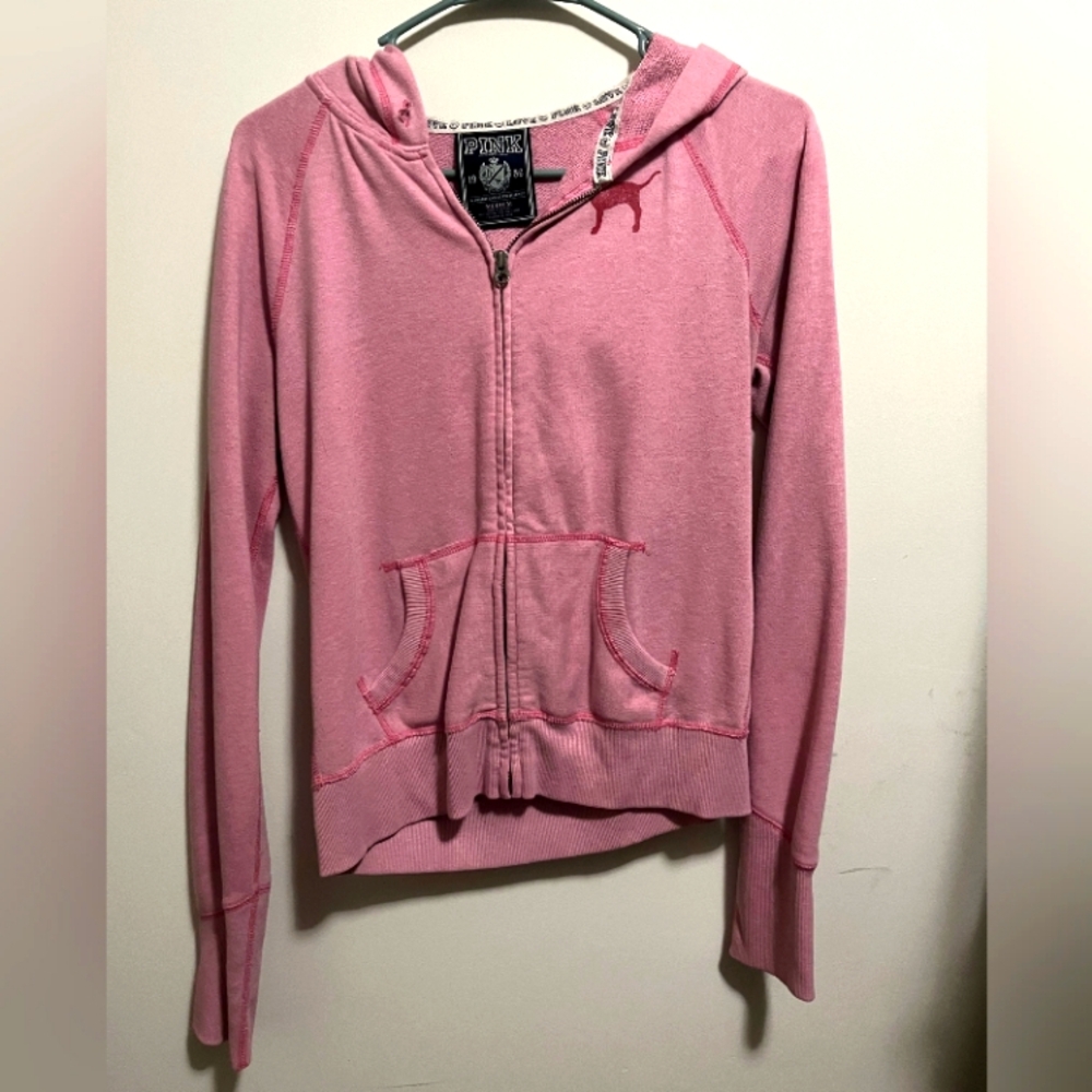 Victoria secret "pink" zip up hoodie